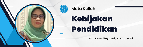 Header Mata Kuliah Kebijakan Pendidikan