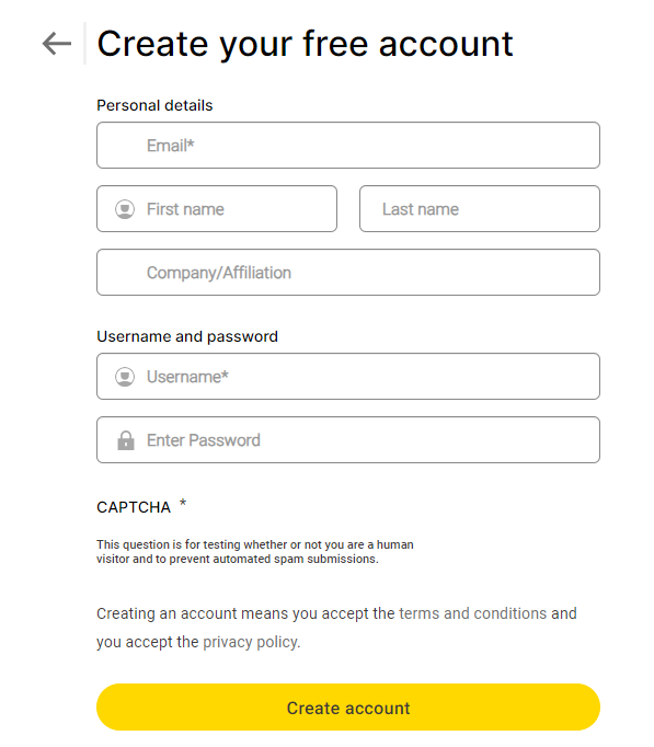 Login KNIME